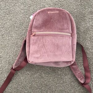 MYTAGALONGS Blush Velvet Backpack